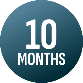 10 months icon