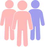 Three people icon